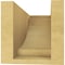 Ekena Millwork 5"W x 10"D x 5"H Wide Alpine Rough Cedar Woodgrain TimberThane Corbel, Primed Tan CORUR05X10X05ALPRCPR - alternate 2